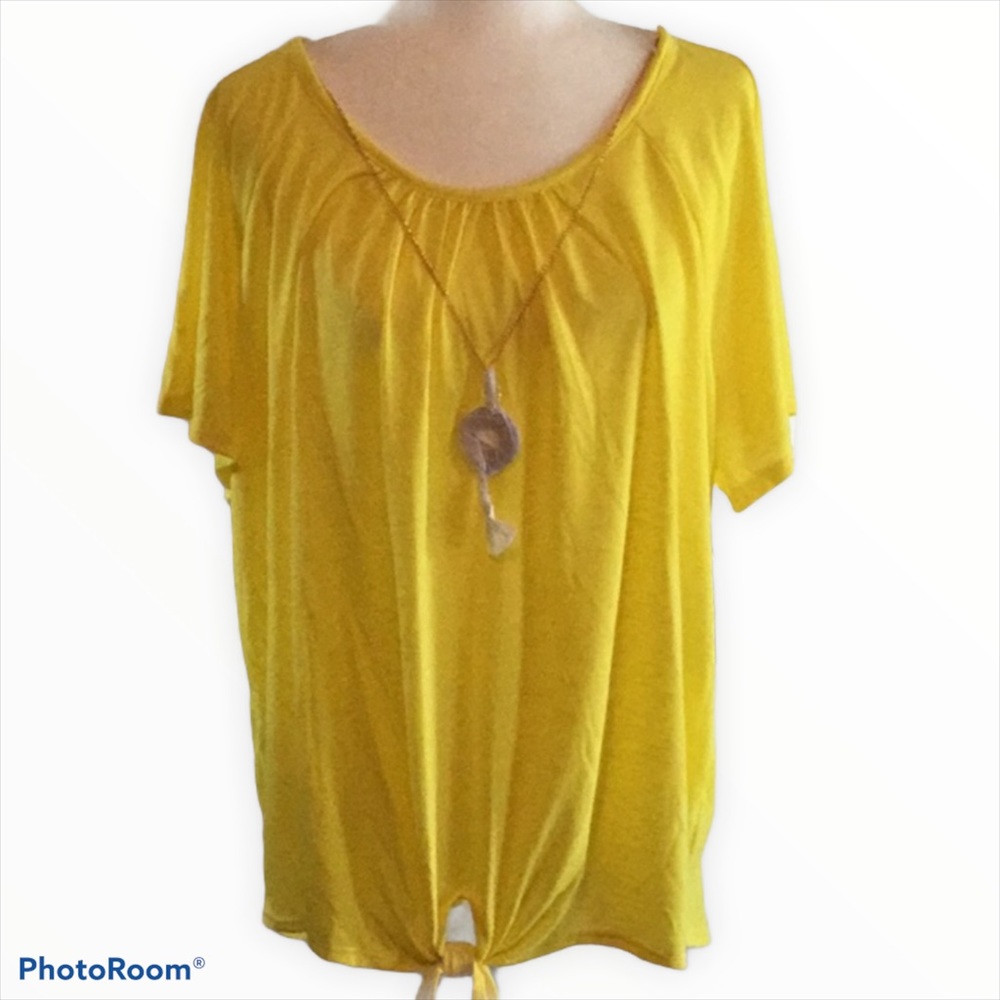 NWT Bright Yellow Blouse